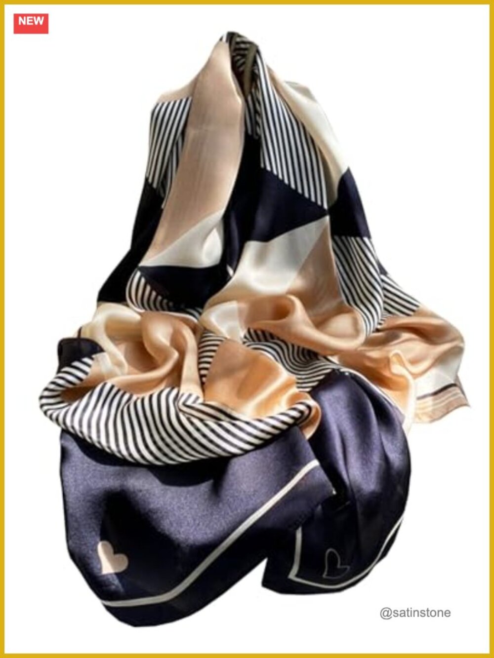 Long Silky Scarf Shawl Wrap Women Dressy Fashion Lightweight Evening Formal